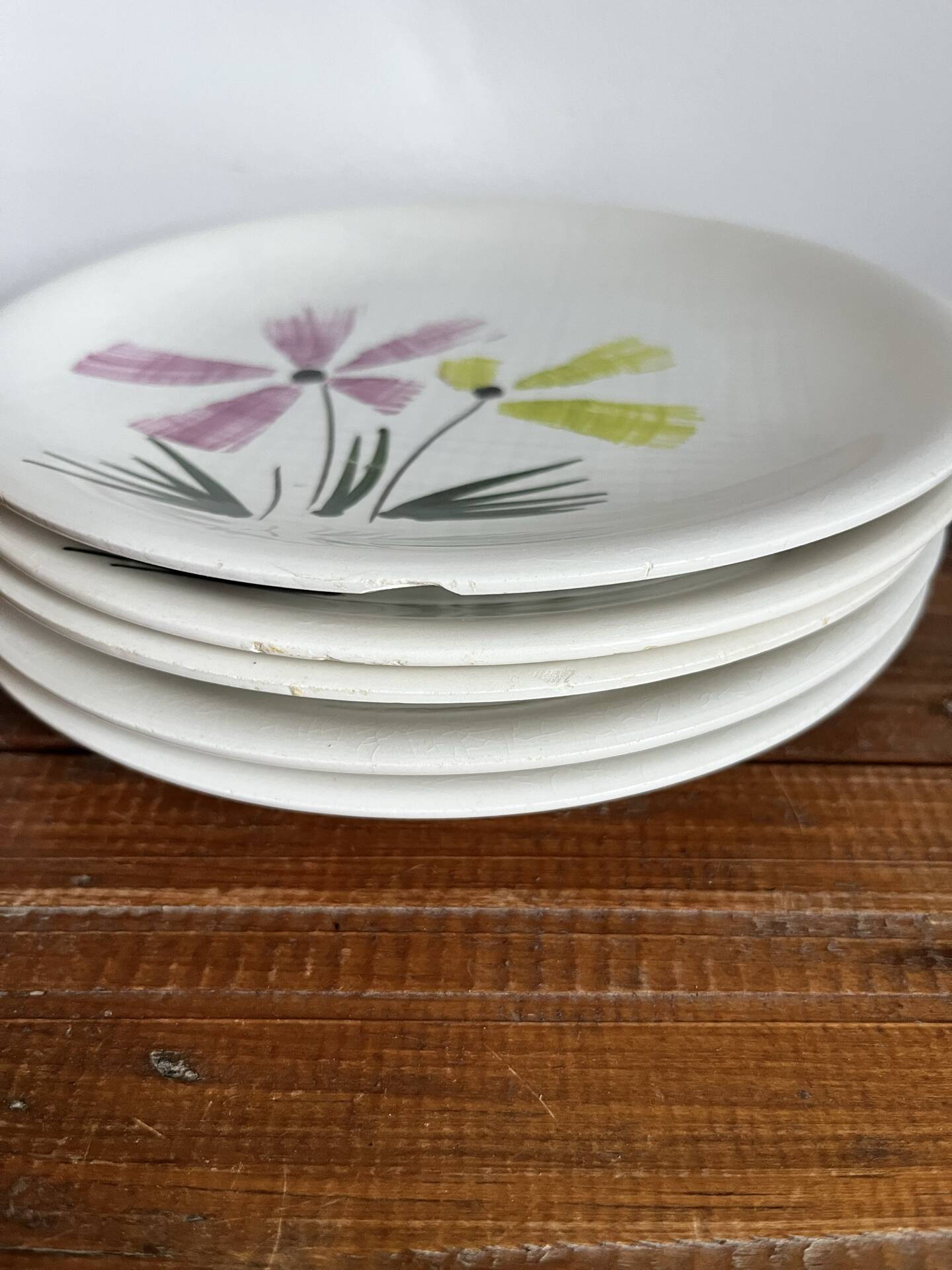 5 dessert plates