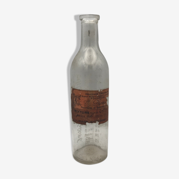 Flacon gradué bouteille en verre de pharmacie pour « cuillères à soupe » - 19 cm