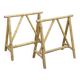 Bamboo trestles for desk or table, 1970s