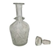 Art Deco crystal carafe, Germany, 1900s