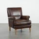 Fauteuil en cuir de mouton