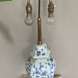 Porcelain living lamp nineteenth handmade decorations, double lighting