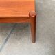 Table basse danoise du milieu du siècle en teck massif de Magnus Olesen, années 1960