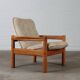Vintage Teak Sessel Easy Chair dänisch Domino Møbler 60er 70er