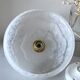 Clichy white glass pendant light