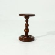 Table d'appoint décorative en bois massif des années 1960