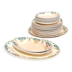 Dining table service, ironstone, Choisy le Roi