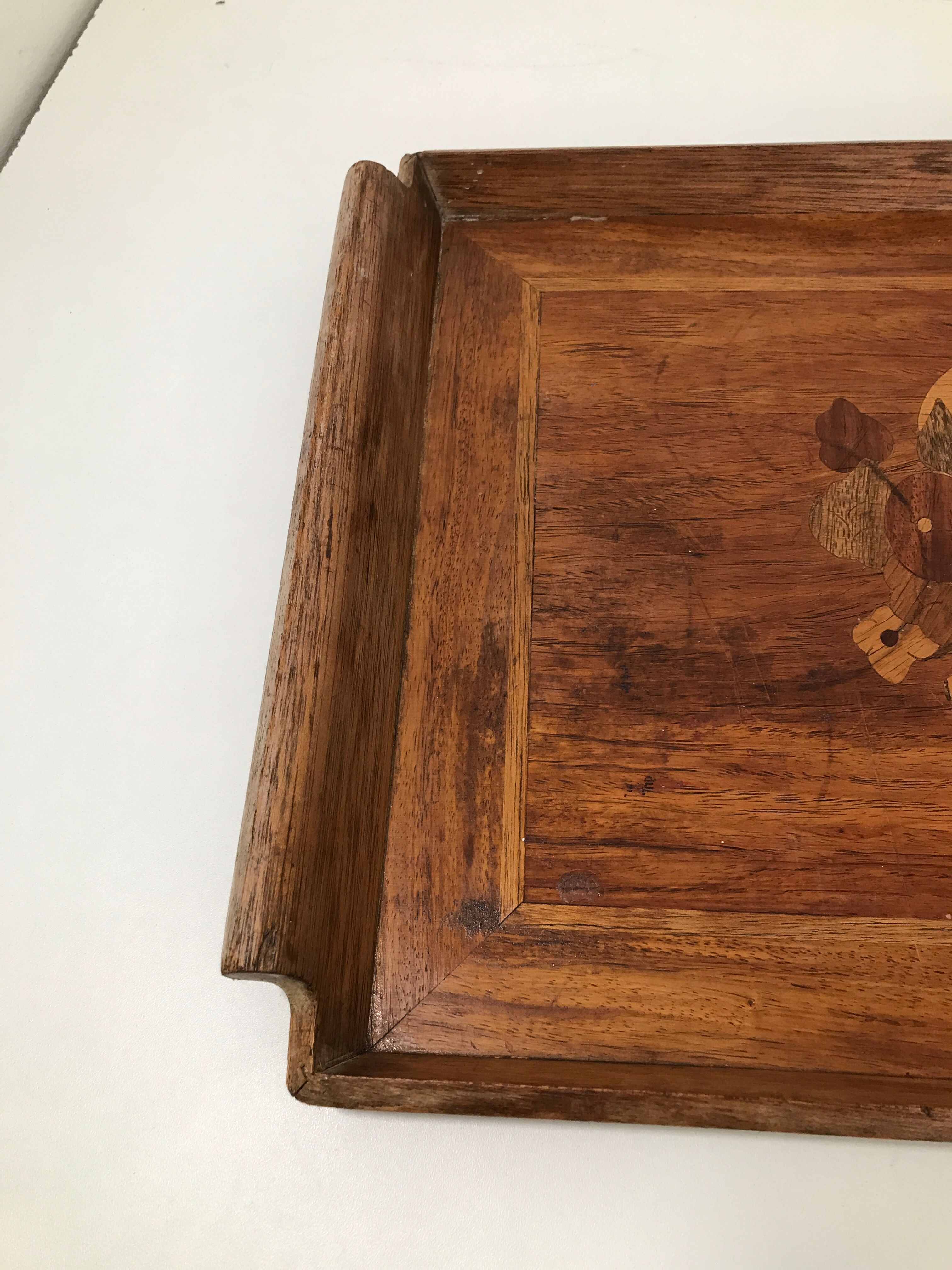 Vintage wooden tray