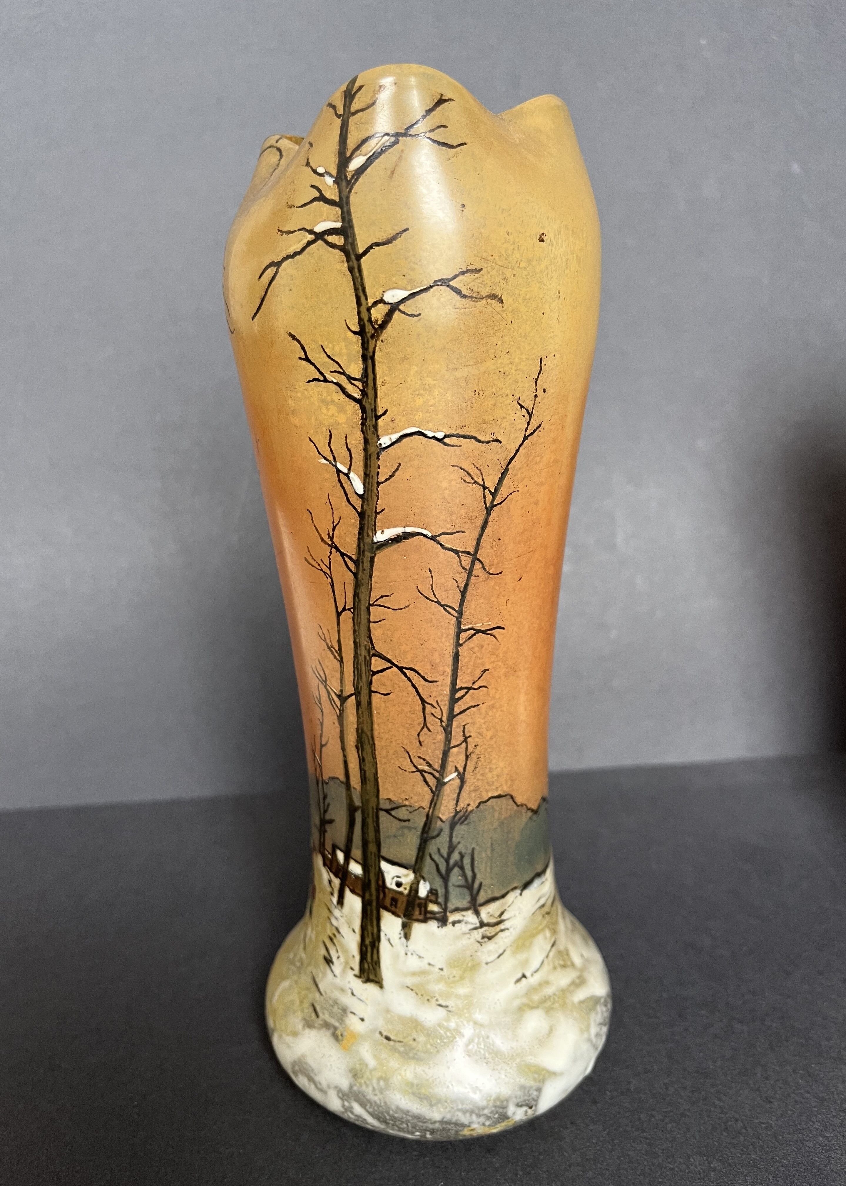 Pair of Legras vases