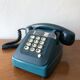 Vintage Socotel phone blue