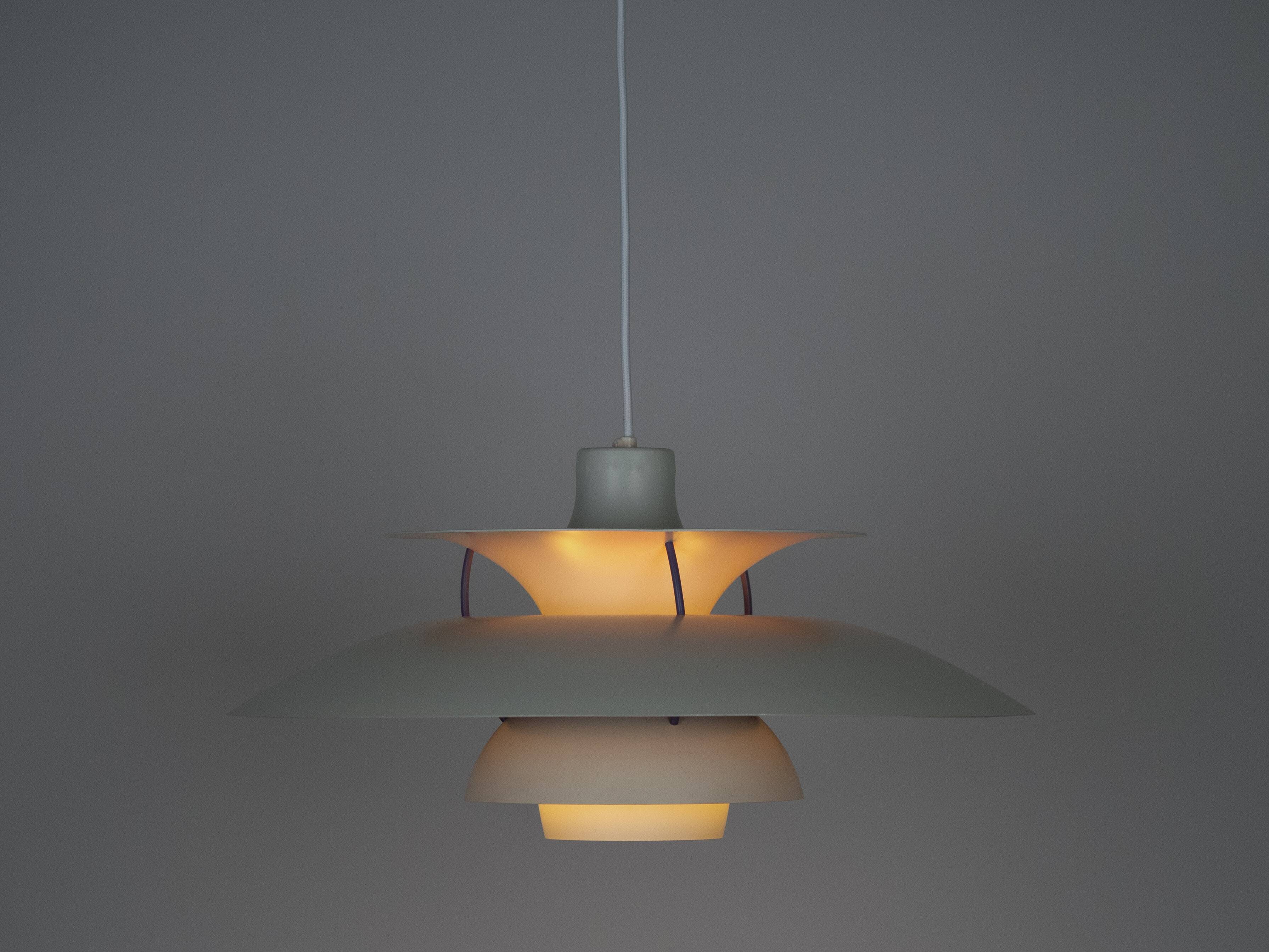 Danish vintage pendant lamp PH 5 by Poul Henningsen, Louis Poulsen, 1958