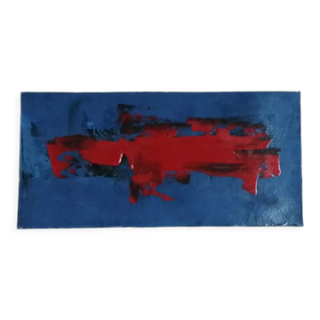 Huile sur carton signé Massoc années 60