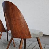 Chaises conçues par Antonín Šuman pour Tatra Nabytok, Tchécoslovaquie des années 1960.