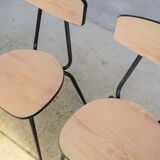 Vintage black metal chair