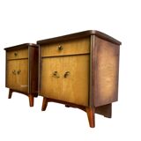 Set of 2 vintage mini cabinets/bedside tables