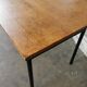 Refectory table Mullca metal and wood 1960