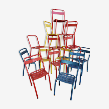 Set of 14 Tolix T2 chairs