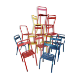 Lot de 14 chaises Tolix T2