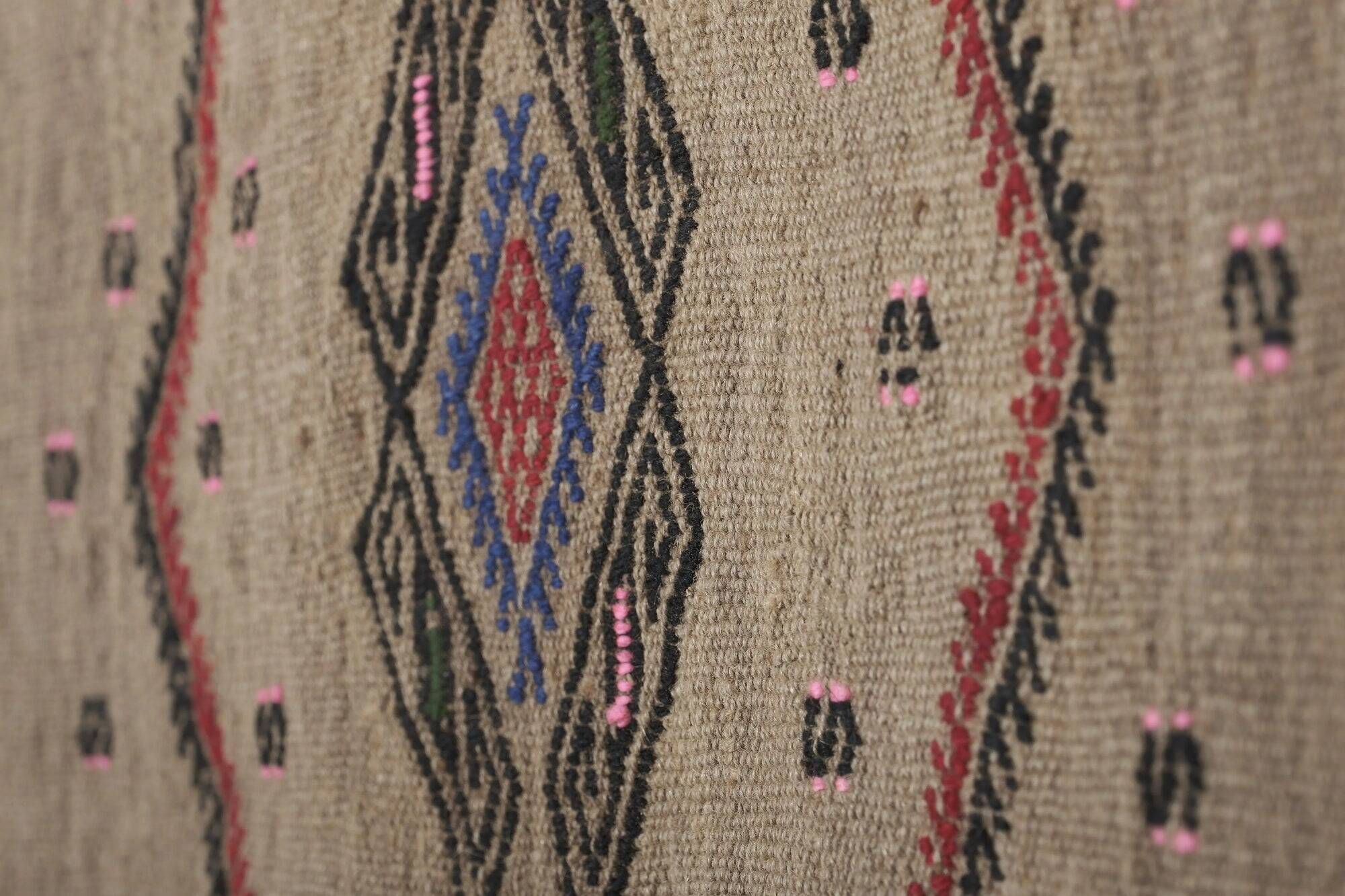 Vintage Turkish hallway rug 55x376 cm
