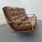 Canapé 3 places vintage par Eugen Schmidt pour Soloform, 1960 s