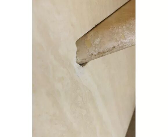 Travertine rectangle coffee table