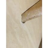 Travertine rectangle coffee table