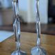 Paire bougeoirs design vintage