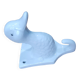Wall-mounted duck head coat hook in white ceramic, cottagecore style.