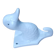 Wall-mounted duck head coat hook in white ceramic, cottagecore style.