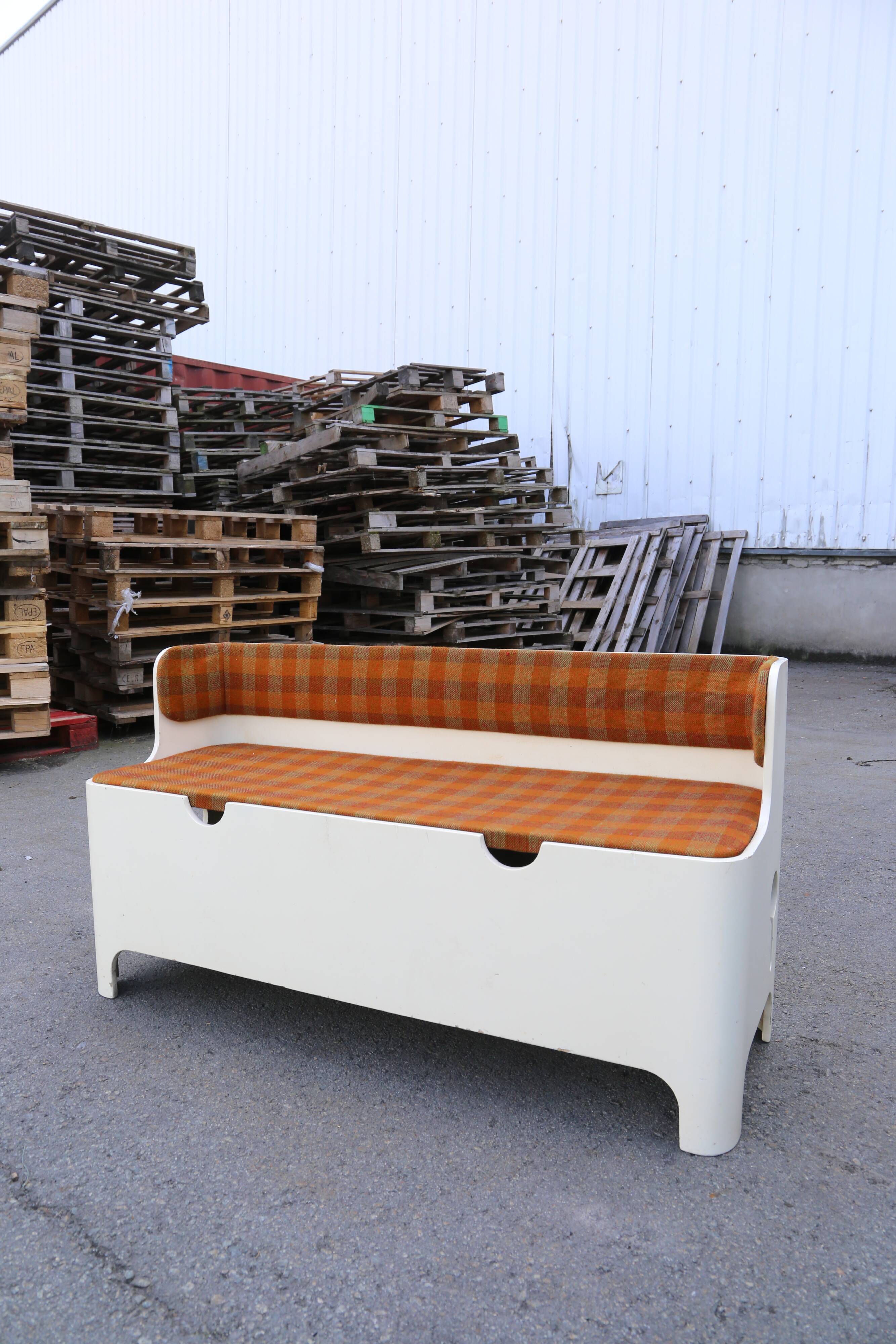 Bench Carlo di Carli, space age, 1960