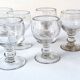 Verres bullés blanc