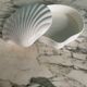 Heinrich white porcelain shell box