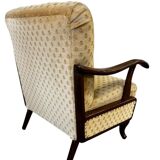 Vintage wooden armchair / club chair