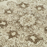 Hand-Knotted Vintage Turkish Beige Carpet 168 cm x 286 cm - 38884