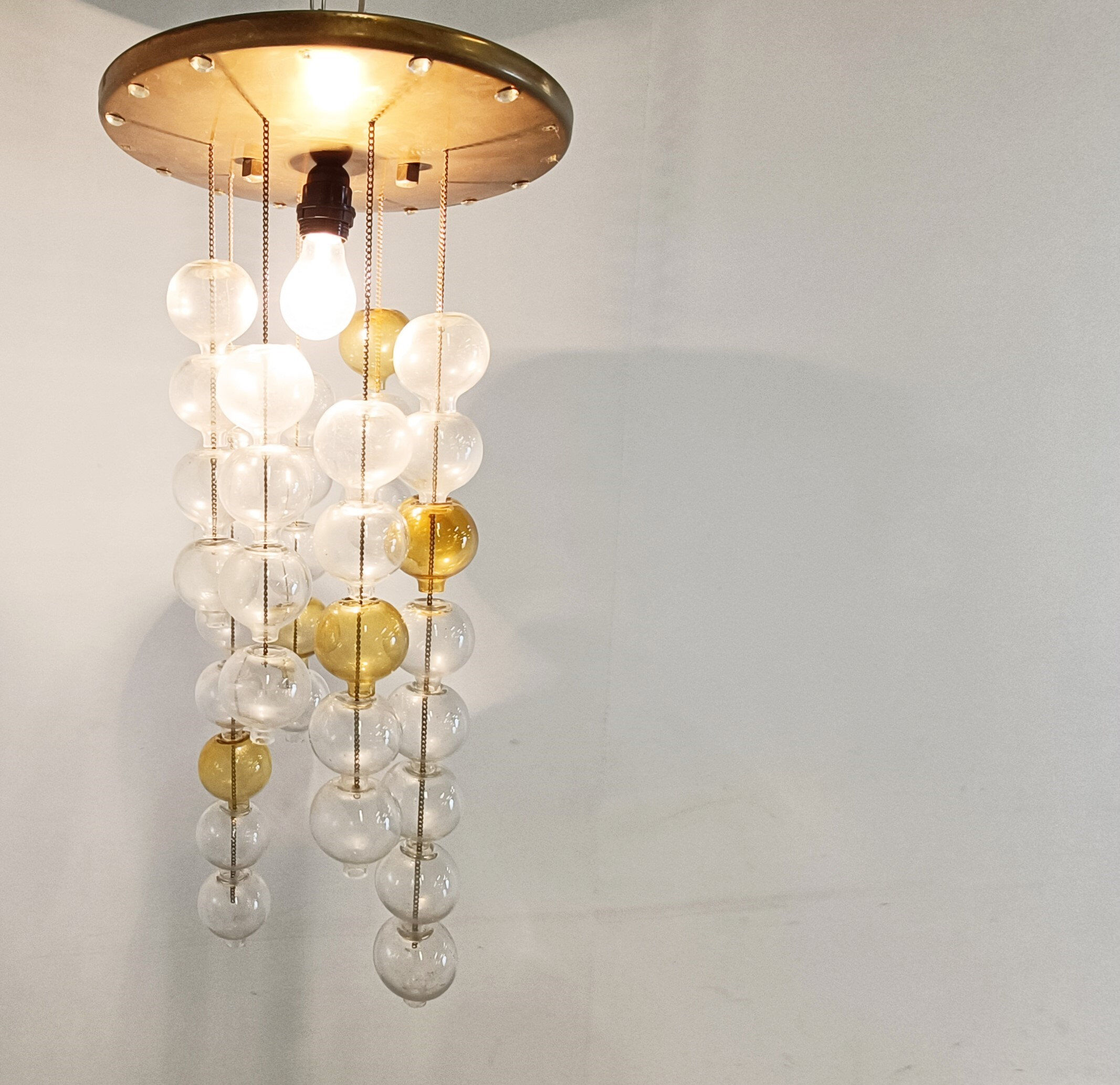 Lustre Tulipan par Kalmar, années 1960