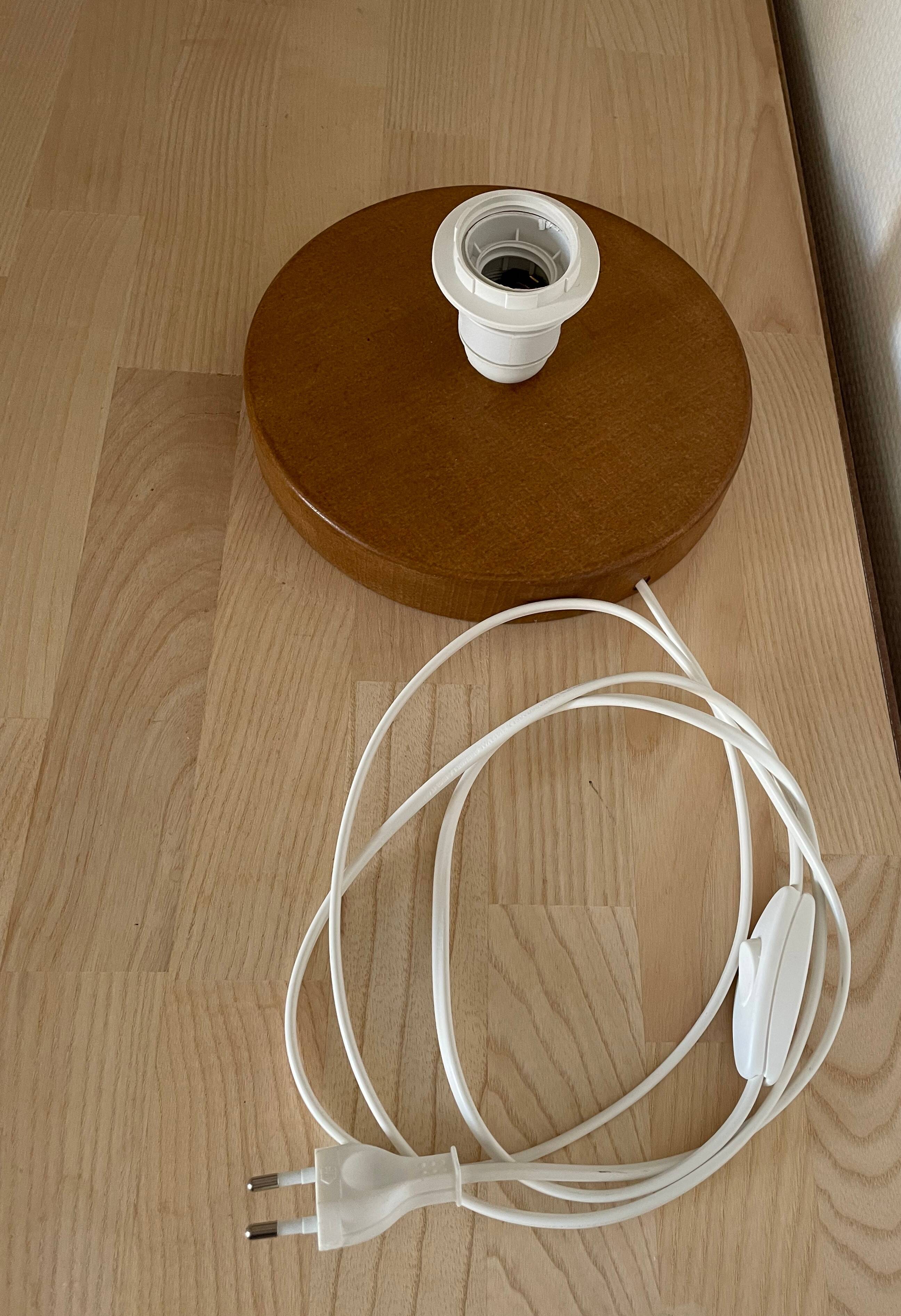 Lamp'angel Dotted H30 D20 furniture lamp - vintage fabric