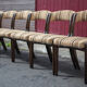Set of 6 vintage chairs Self n14 solid wood 1960