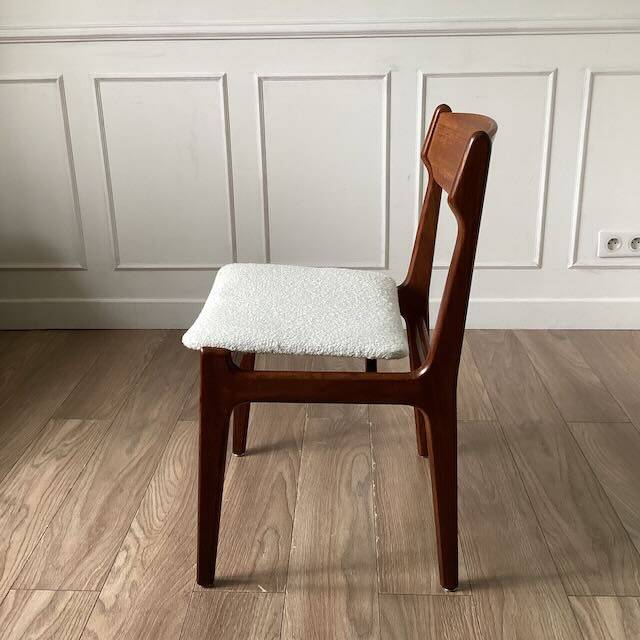 Pair of teak chairs by Erik Buck