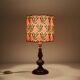Flower-shaped lampshade print