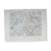 Carte vintage de Thionville
