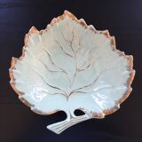 Celadon and gold leaf empty pocket