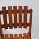 Pair of dejou chairs in solid pine, france 1950