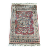 Tapis Pakistannais ancien en laine, noué main, 126 x 205 cm