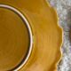 4 ceramic flat plates Barbotine