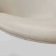 Set of two leather Swan chairs by Arne Jacobsen for Fritz Hansen