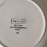 Set of 6 hollow plates Versailles