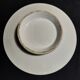 Late 19th century Paris porcelain soup plate with heel