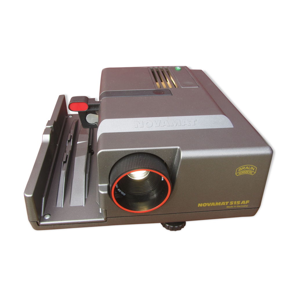 Braun Novamat 515 AF slide projector Selency