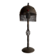 Brutalist iron chain table lamp, 1970s