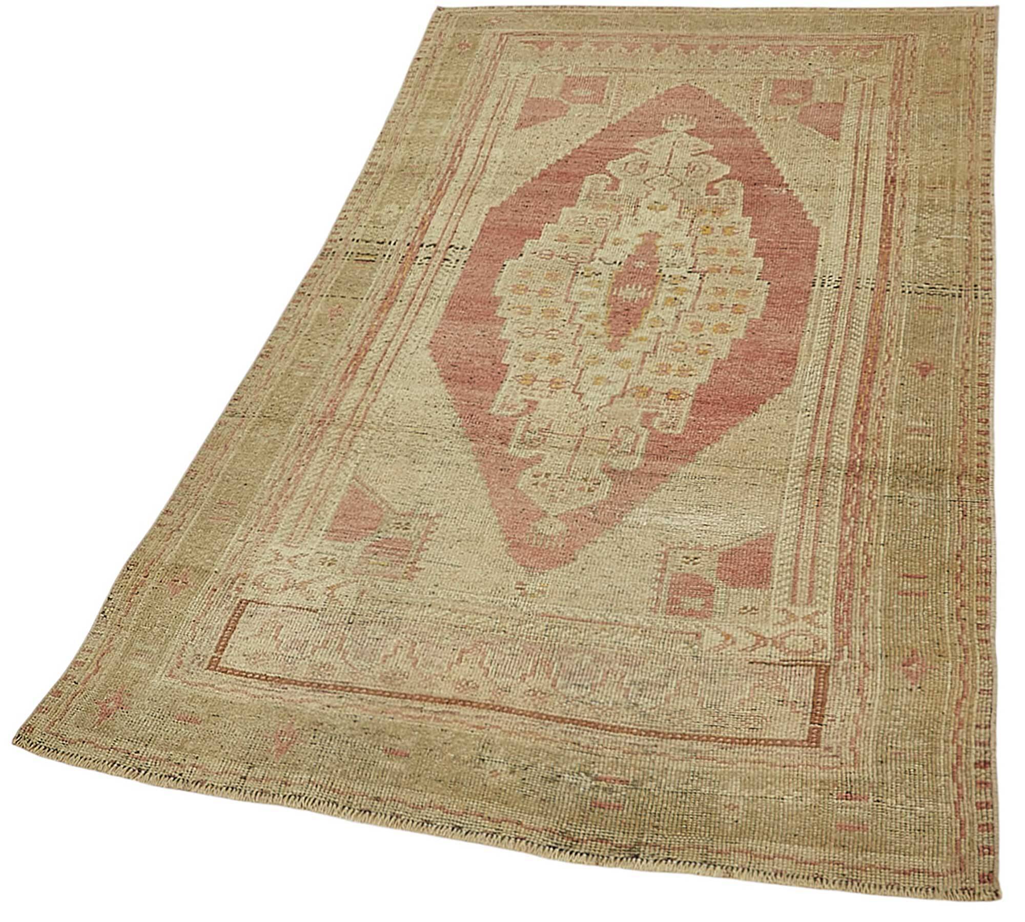 Turkish Vintage Anatolian Rug 110 cm x 205 cm